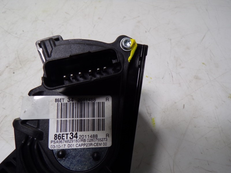 Recambio de potenciometro pedal para peugeot 308 sw 1.6 blue-hdi fap referencia OEM IAM 9674829180 9674829180 0280755273