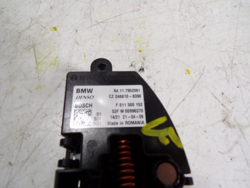 Recambio de resistencia calefaccion para bmw serie 2 gran coupe (f44) 220i referencia OEM IAM 64117952061 64117952061 2468108390