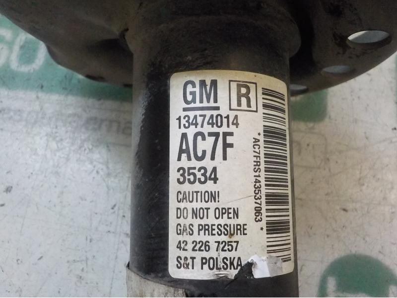 Recambio de amortiguador delantero derecho para opel astra j lim. selective referencia OEM IAM 13412608 13474014 