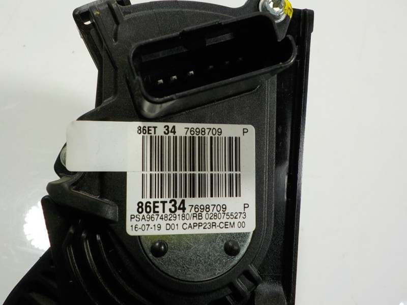 Recambio de potenciometro pedal para peugeot 508 sw 1.5 blue-hdi fap referencia OEM IAM 9674829180 9674829180 