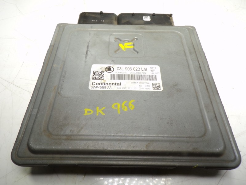 Recambio de centralita motor uce para skoda rapid 1.6 tdi dpf referencia OEM IAM 03L906023LM 03L906023LM 