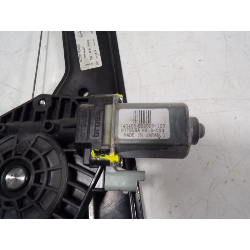 Recambio de elevalunas delantero derecho para nissan qashqai (j11) 1.6 dci turbodiesel cat referencia OEM IAM 807004EA0D 807004E