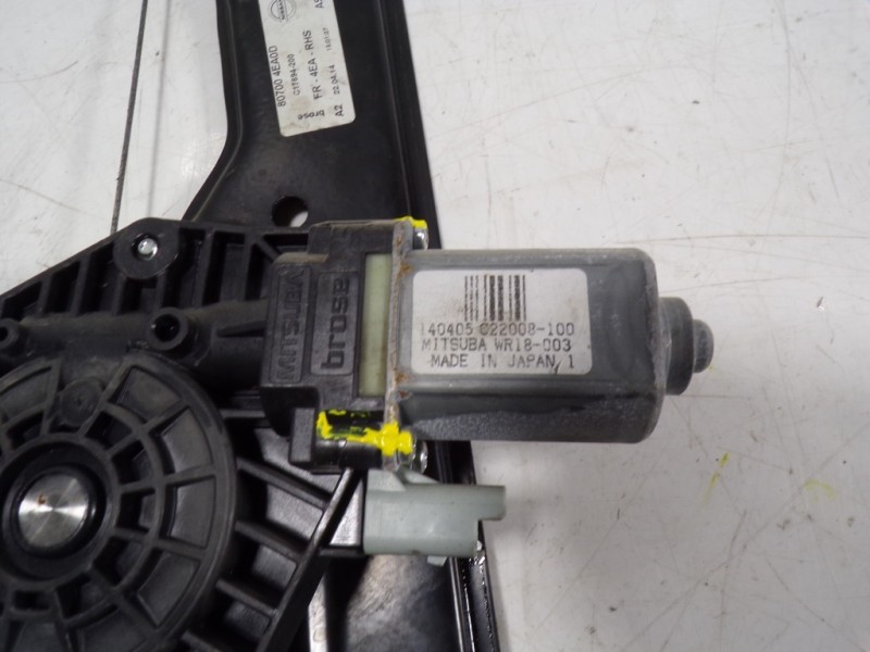 Recambio de elevalunas delantero derecho para nissan qashqai (j11) 1.6 dci turbodiesel cat referencia OEM IAM 807004EA0D 807004E