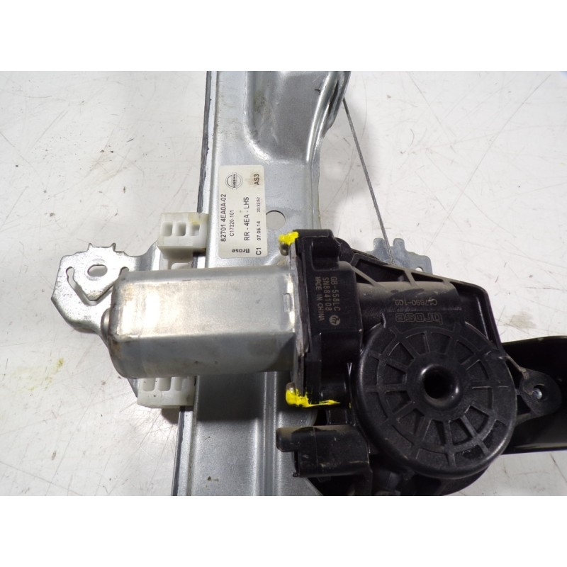 Recambio de elevalunas trasero izquierdo para nissan qashqai (j11) 1.6 dci turbodiesel cat referencia OEM IAM 827014EA0A 827014E