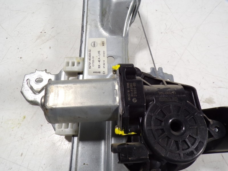 Recambio de elevalunas trasero izquierdo para nissan qashqai (j11) 1.6 dci turbodiesel cat referencia OEM IAM 827014EA0A 827014E