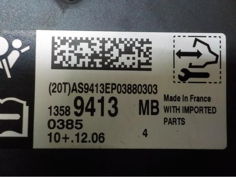 Recambio de centralita airbag para opel astra j lim. selective referencia OEM IAM 13599653 13589413 