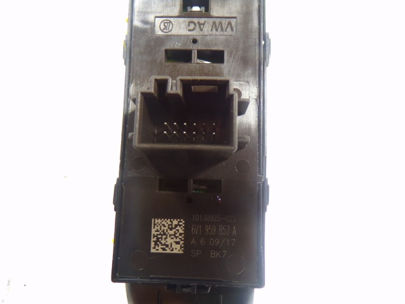 Recambio de mando elevalunas delantero izquierdo para skoda fabia 1.0 mpi referencia OEM IAM 6V1959857AWHS 6V1959857A 