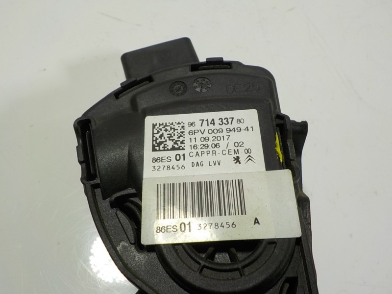 Recambio de potenciometro pedal para peugeot 2008 (--.2013) 1.6 blue-hdi fap referencia OEM IAM 1601CW 9671433780 