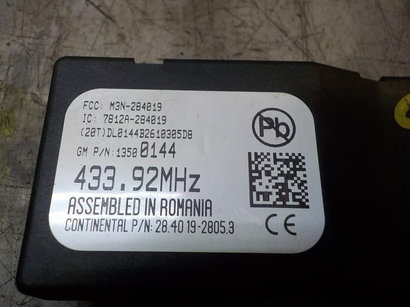 Recambio de modulo electronico para opel adam unlimited ecoflex referencia OEM IAM   