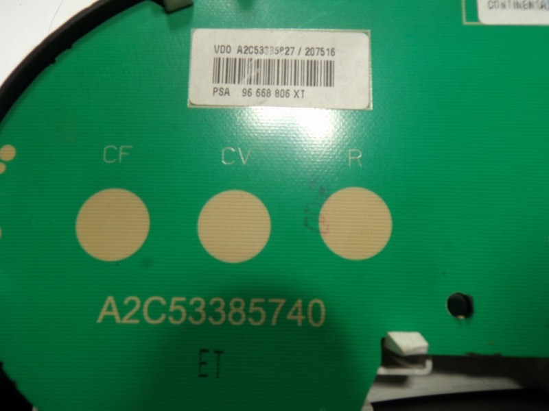 Recambio de cuadro instrumentos para citroën c3 1.4 hdi referencia OEM IAM 96668806XT 96668806XT A2C53385827