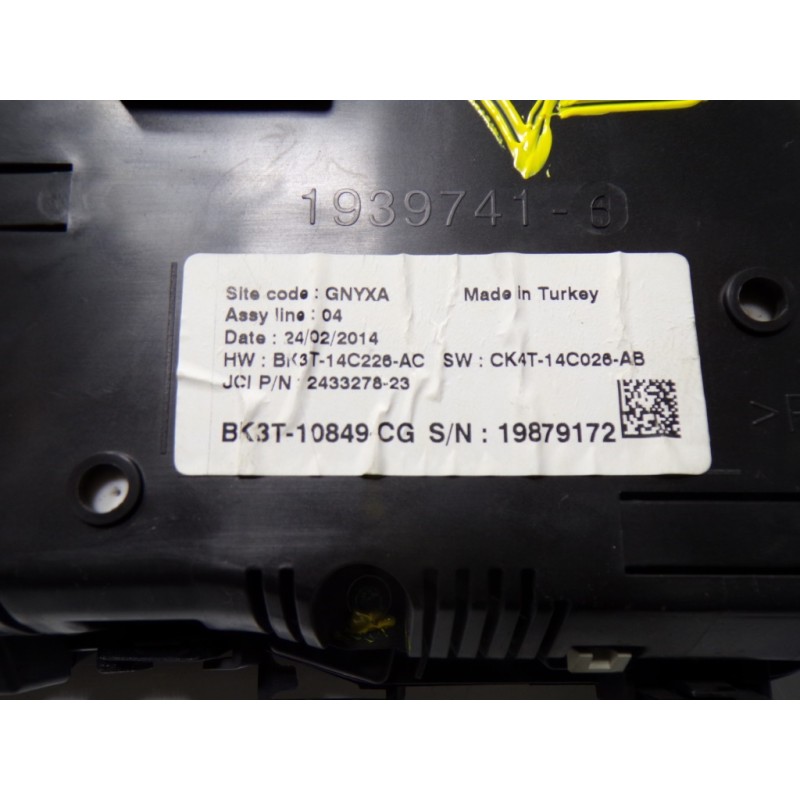 Recambio de cuadro instrumentos para ford transit custom kasten 2.2 tdci cat referencia OEM IAM 2052184 BK3T14C226AC 