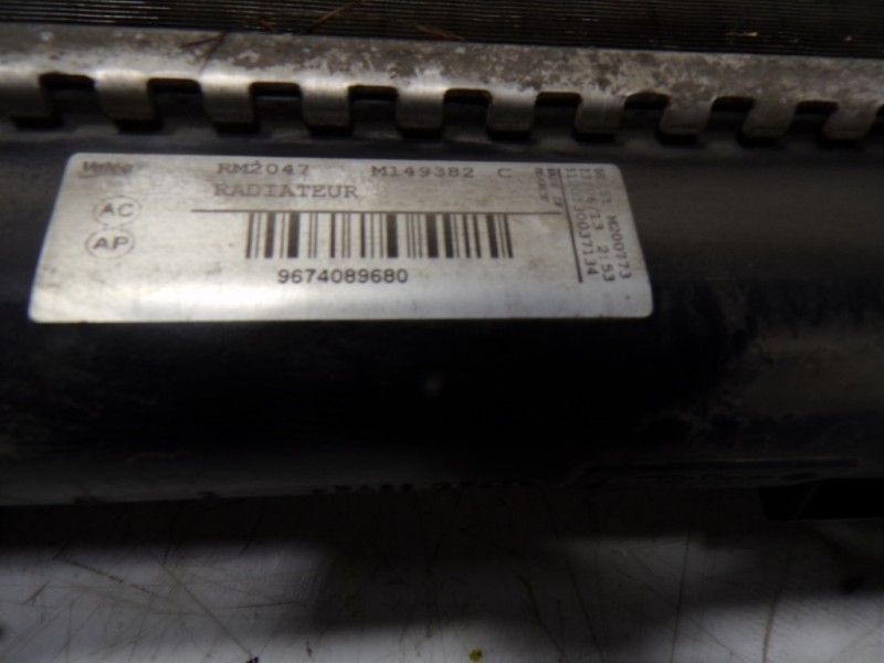 Recambio de radiador agua para peugeot 308 1.6 16v hdi fap referencia OEM IAM 1330Y5 9674089680 