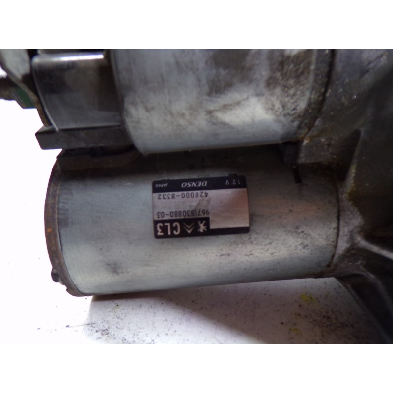 Recambio de motor arranque para peugeot 208 1.2 12v e-vti referencia OEM IAM 9688477380 9671530880 4280008332