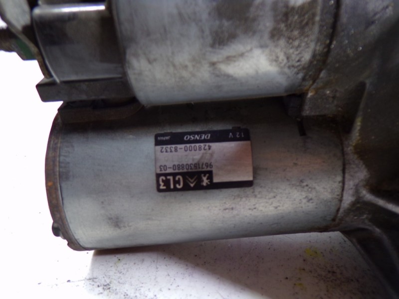 Recambio de motor arranque para peugeot 208 1.2 12v e-vti referencia OEM IAM 9688477380 9671530880 4280008332