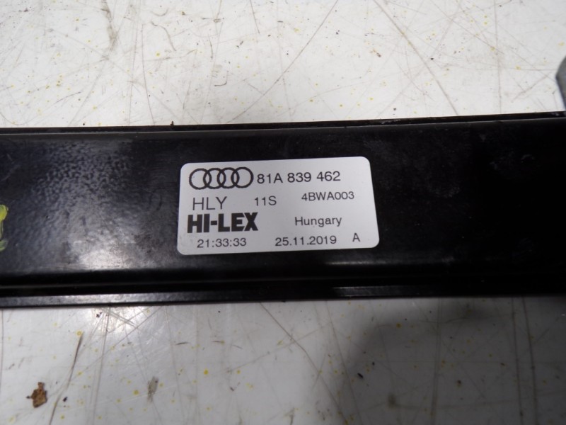 Recambio de elevalunas trasero derecho para audi q2 (gab) 30 tfsi advanced referencia OEM IAM 81A839462 81A839462 4BWA003