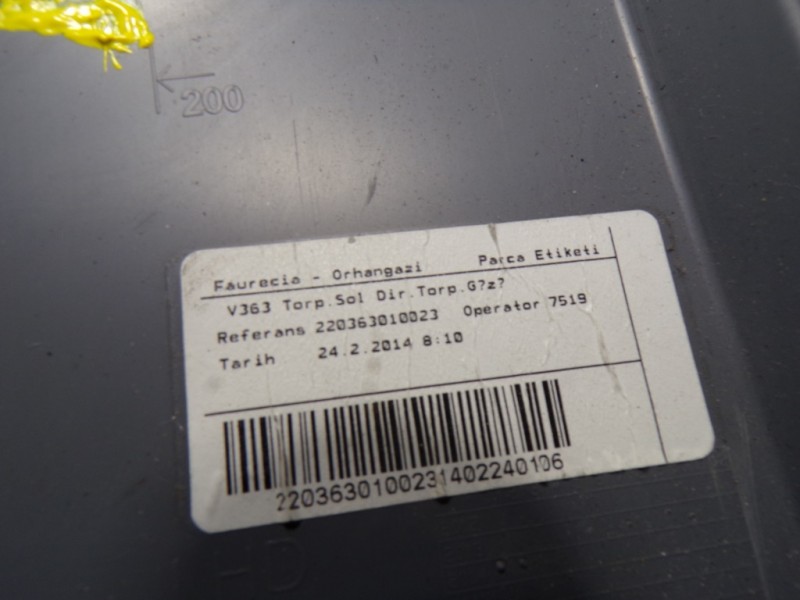 Recambio de guantera para ford transit custom kasten 2.2 tdci cat referencia OEM IAM 1842863 22036301023 