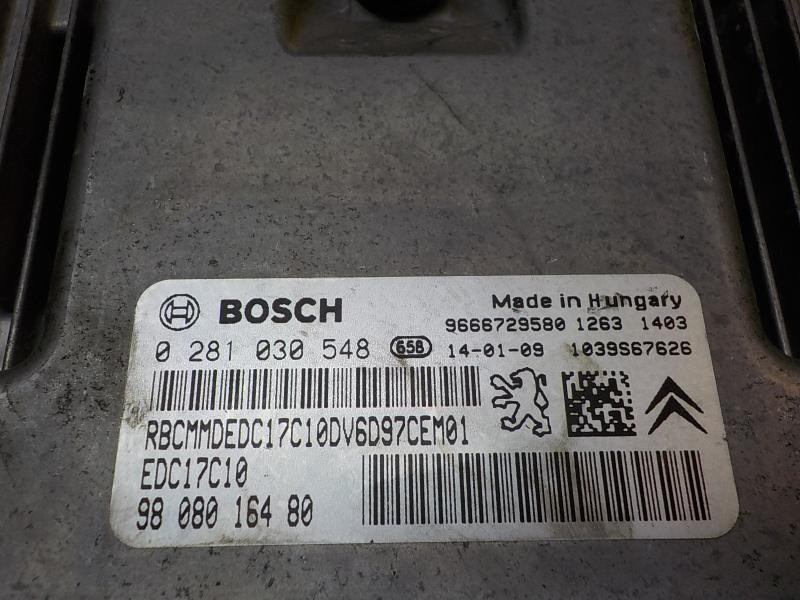 Recambio de centralita motor uce para peugeot 308 1.6 hdi referencia OEM IAM 1610808580 9808016480 0281030548