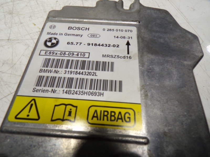 Recambio de centralita airbag para bmw x1 (e84) sdrive 20d referencia OEM IAM 65779184432 918443202 