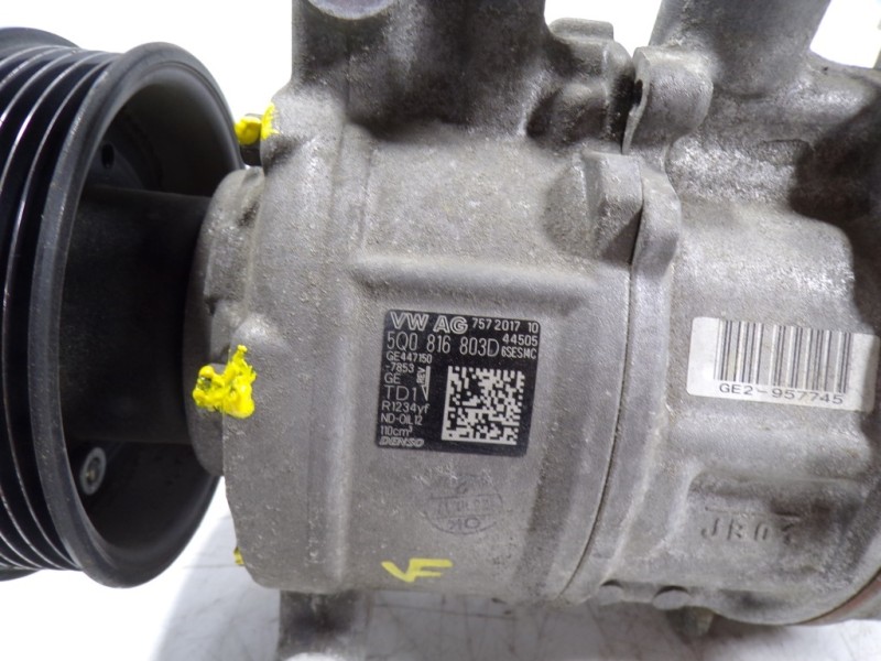 Recambio de compresor aire acondicionado para seat arona 1.0 tsi referencia OEM IAM 5Q0816803F 5Q0816803D 