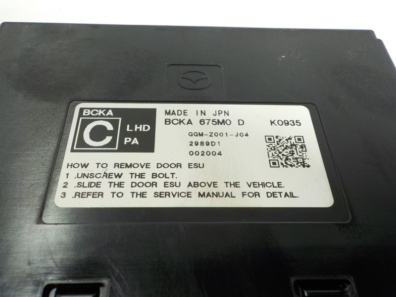 Recambio de modulo electronico para mazda 3 berlina (bp) evolution referencia OEM IAM  BCKA675M0D 