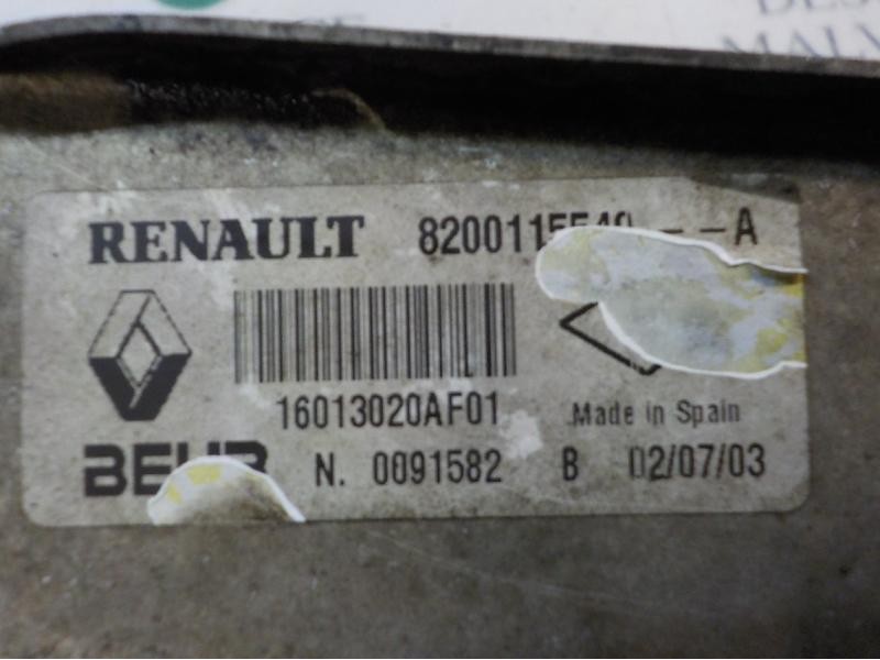 Recambio de intercooler para renault megane ii berlina 3p 1.9 dci diesel referencia OEM IAM   