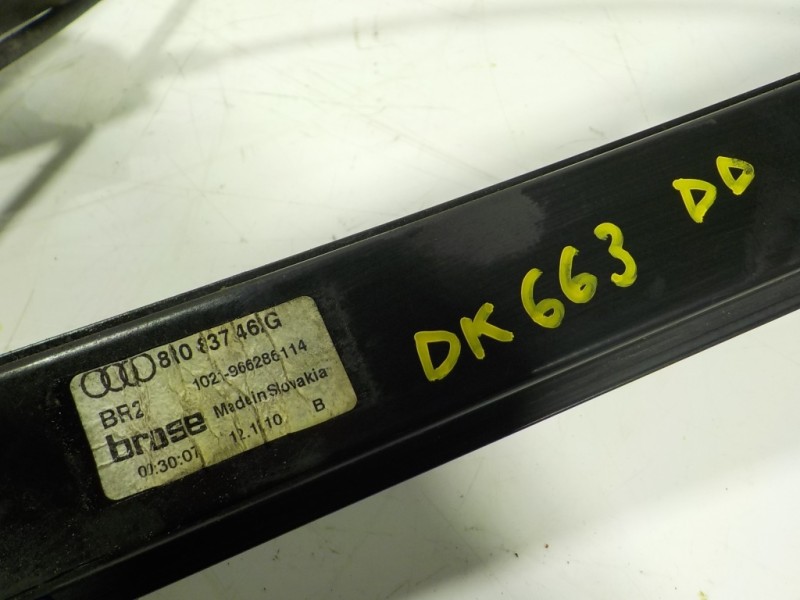 Recambio de elevalunas delantero derecho para audi q5 (8r) 3.0 tdi referencia OEM IAM 8R0837462G  