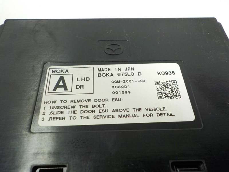 Recambio de modulo electronico para mazda 3 berlina (bp) evolution referencia OEM IAM  BCKA675LOD 
