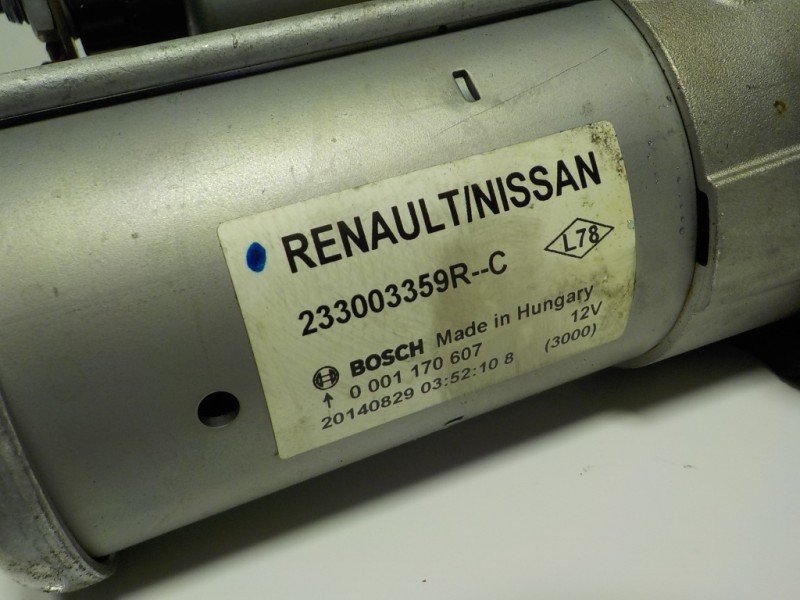Recambio de motor arranque para nissan qashqai (j11) black edition referencia OEM IAM  233003359R 