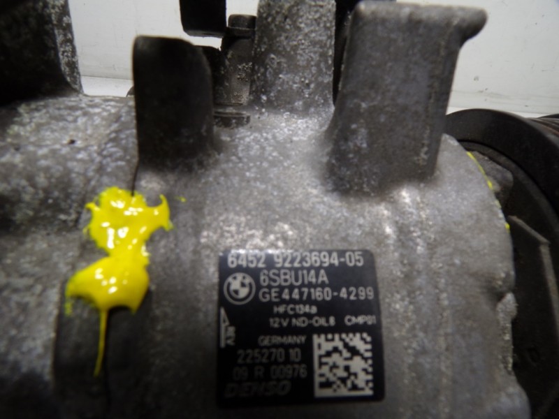 Recambio de compresor aire acondicionado para bmw x1 (e84) sdrive 20d referencia OEM IAM 64529223694 6452922369405 