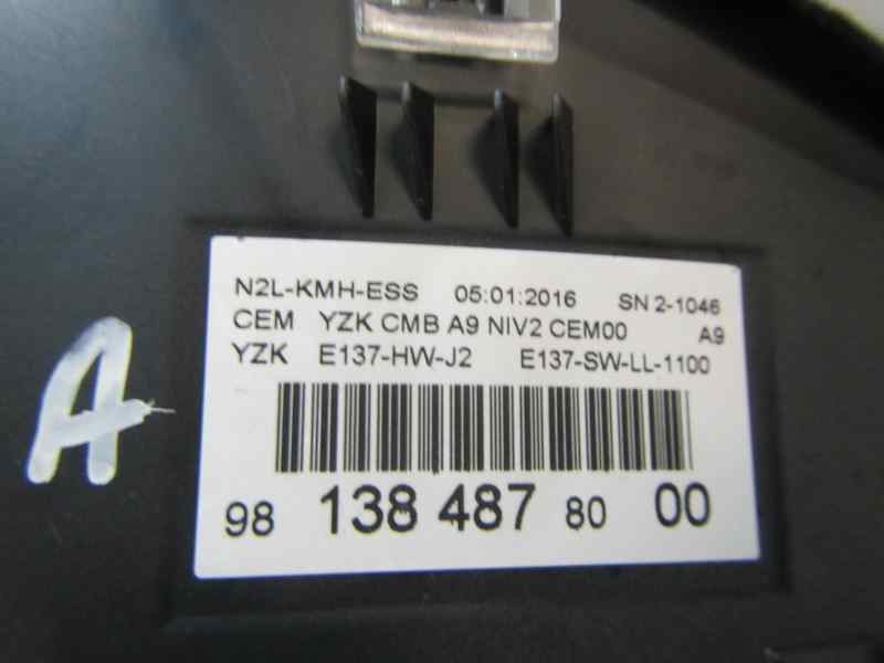 Recambio de cuadro instrumentos para peugeot 208 1.2 12v vti referencia OEM IAM   