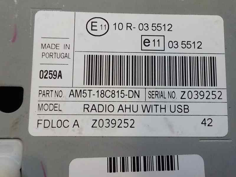 Recambio de sistema audio / radio cd para ford fiesta (ccn) 1.25 16v cat referencia OEM IAM   