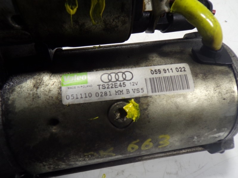 Recambio de motor arranque para audi q5 (8r) 3.0 tdi referencia OEM IAM 059911022 059911022 TS22E45