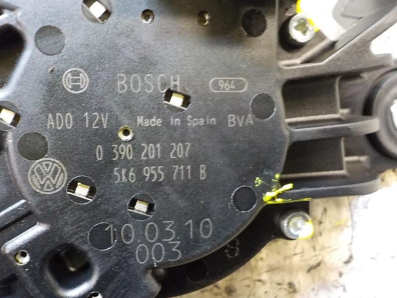 Recambio de motor limpia trasero para volkswagen golf vi (5k1) advance referencia OEM IAM 5K6955711A 5K6955711B 0390201207