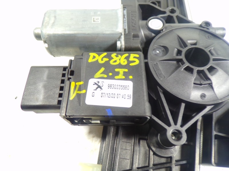 Recambio de elevalunas trasero izquierdo para toyota proace city 1.2 12v referencia OEM IAM  9830335580 