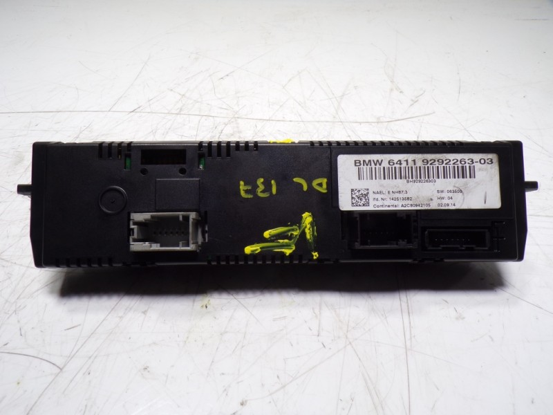 Recambio de mando climatizador para bmw x1 (e84) sdrive 20d referencia OEM IAM 64119292263 6411929226303 
