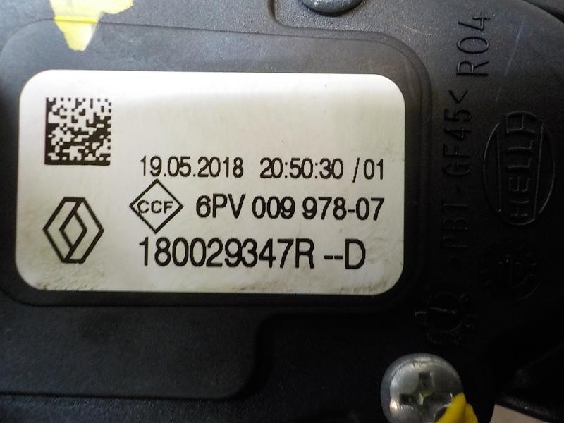 Recambio de potenciometro pedal para renault clio iv societé referencia OEM IAM 180029347R 180029347R 