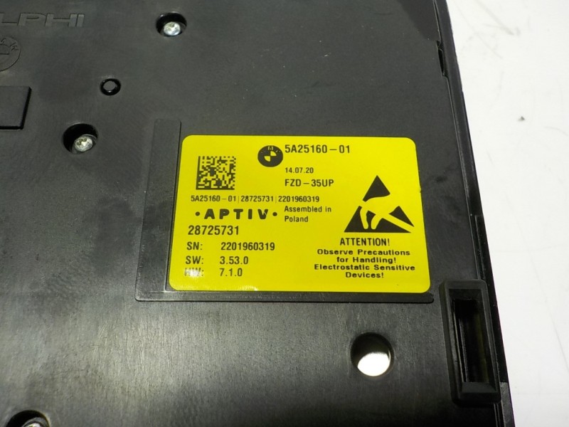 Recambio de piloto interior para bmw serie x5 (g05) xdrive 30d referencia OEM IAM 61316829010 5A2516001 