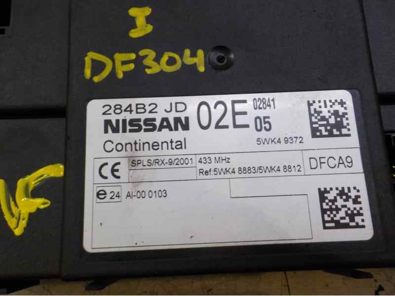 Recambio de modulo electronico para nissan qashqai (j10) 1.5 turbodiesel cat referencia OEM IAM 284B2JD02E 5WK49372 5WK49372