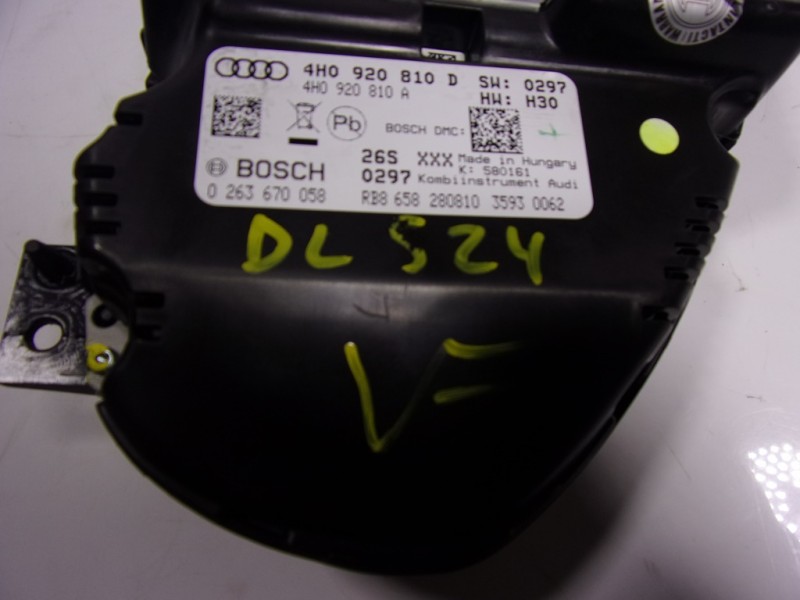 Recambio de cuadro instrumentos para audi a8 (4h) 4.2 tdi quattro largo referencia OEM IAM 4H0920810DX 4H0920810D 