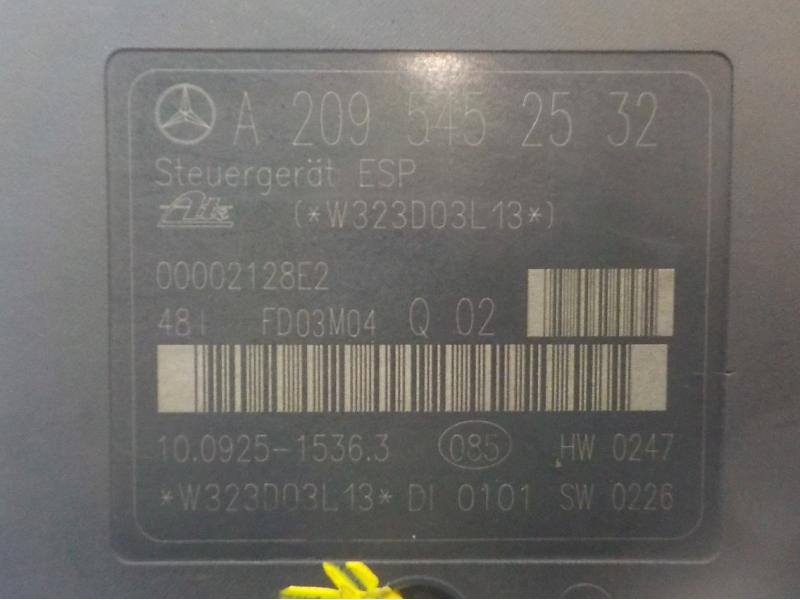Recambio de abs para mercedes-benz clase c (w203) berlina 2.2 cdi cat referencia OEM IAM   