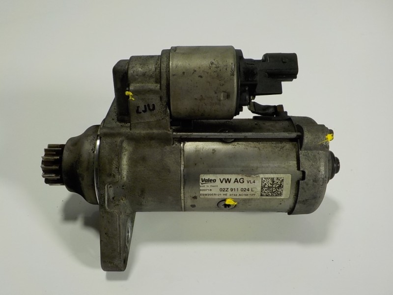 Recambio de motor arranque para seat leon (5f1) 1.6 tdi referencia OEM IAM 02Z911021K 02Z911024L 