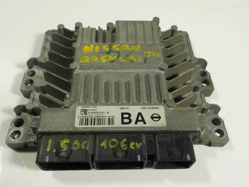 Recambio de centralita motor uce para nissan qashqai (j10) acenta referencia OEM IAM  23710JD59C 