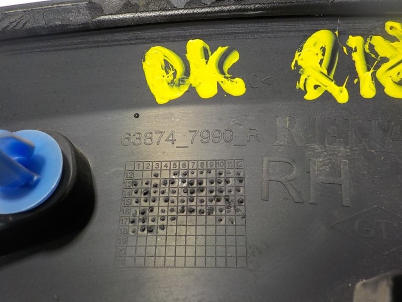 Recambio de aletin delantero derecho para dacia sandero stepway referencia OEM IAM 638747990R 638747990R 