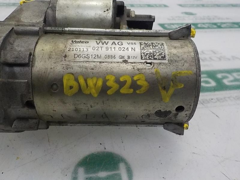 Recambio de motor arranque para volkswagen polo (6r1) 1.2 tsi referencia OEM IAM 02T911023R 02T911024N 