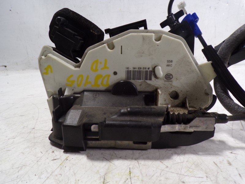 Recambio de cerradura puerta trasera derecha para seat leon (5f1) fr referencia OEM IAM 5K4839016AF 5K4839016AF 