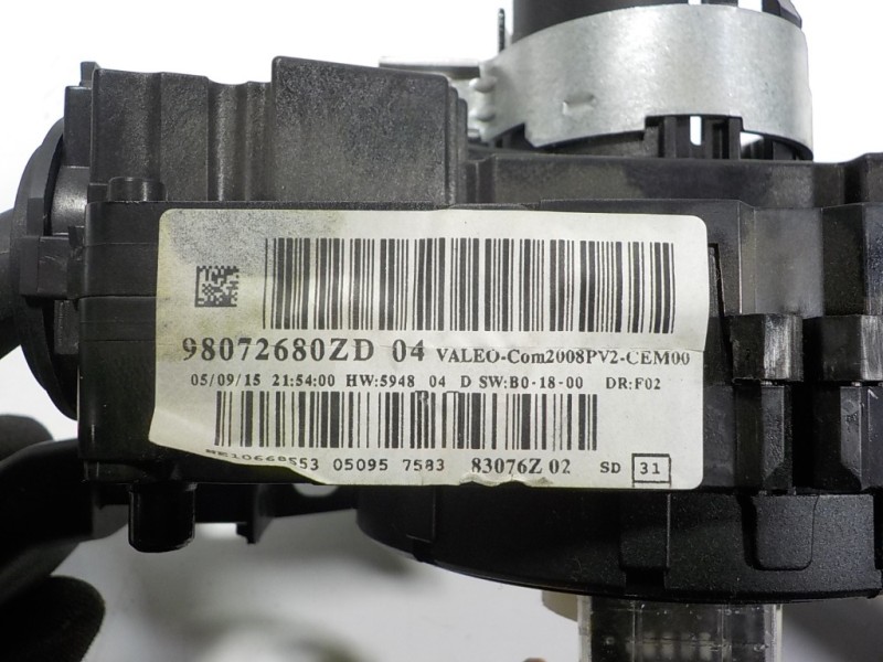 Recambio de mando luces para peugeot 208 1.6 blue-hdi fap referencia OEM IAM 98072680ZD 98072680ZD 83076Z