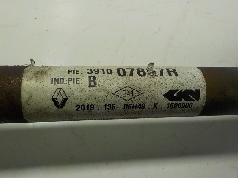 Recambio de transmision derecha para dacia sandero stepway referencia OEM IAM 391007857R 391007857R 