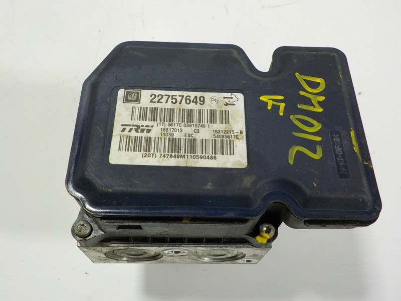 Recambio de abs para opel insignia berlina 2.0 16v cdti referencia OEM IAM 22757652 22757649 