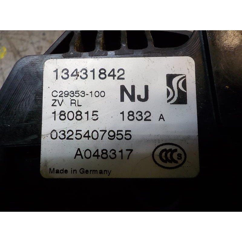 Recambio de cerradura puerta trasera izquierda para opel corsa e selective referencia OEM IAM 13431842 13431842 