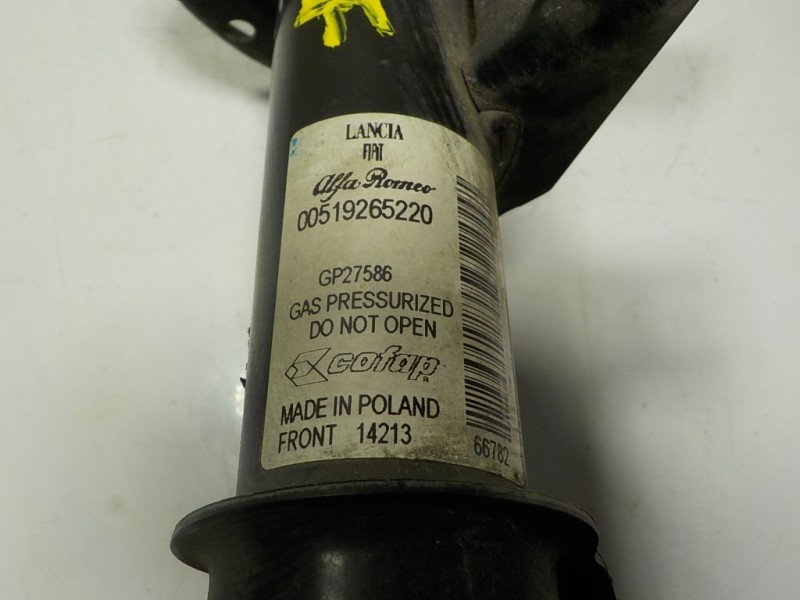 Recambio de amortiguador delantero derecho para fiat panda (319) 1.2 cat referencia OEM IAM 51926522 00519265220 